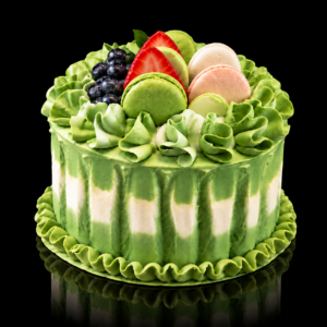 Matcha Strawberry Cake