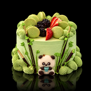 Matcha Strawberry Cake