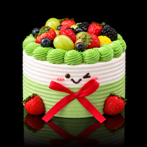 Matcha Strawberry Cake