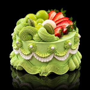 Matcha Strawberry Cake